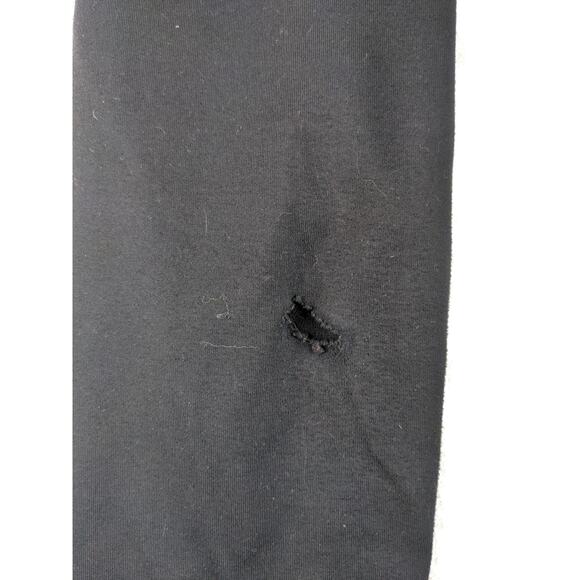 Boys Nike Pro Combat Athletic Compression Pants Size L Black White Swoosh Logo - Picture 9 of 12